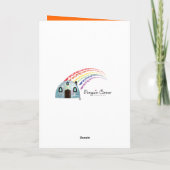 Kleindochter Halloween Kaart: Drie zoete lekkernij Kaart (Achterkant)