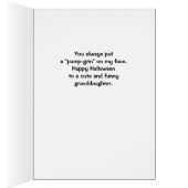 Kleindochter Halloween Schattige Jack o' Lantern (Binnen (Rechts))