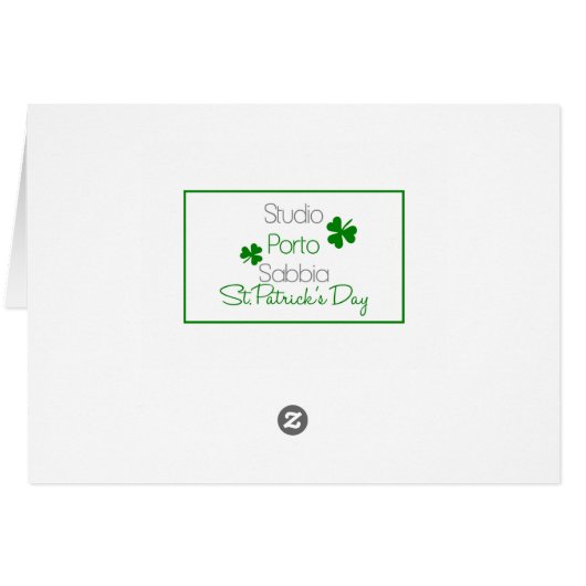 Kleindochter Happy St. Patrick's Day (Achterkant Horizontaal)