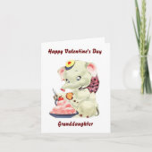 Kleindochter Happy Valentine's Day Kaart (Voorkant)