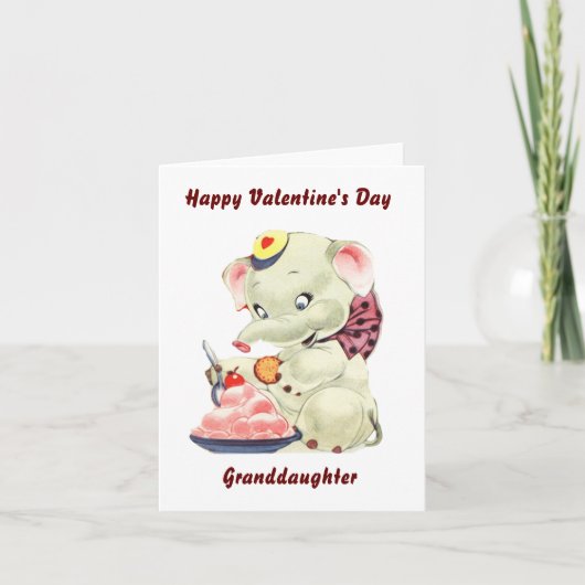 Kleindochter Happy Valentine's Day Kaart (Voorkant)