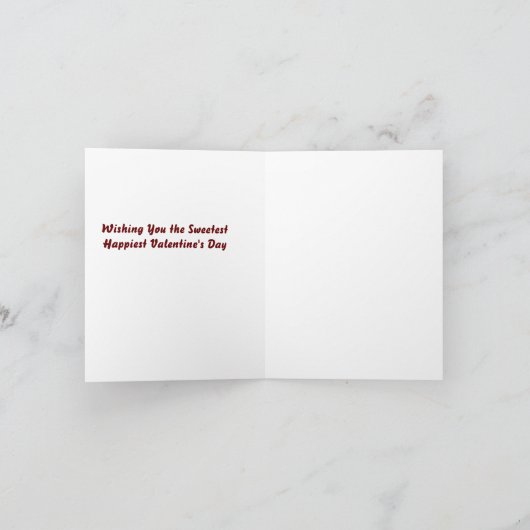 Kleindochter Happy Valentine's Day Kaart (Binnen)