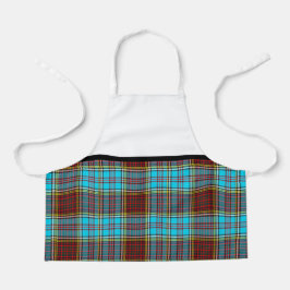 Kleindochter houdt van koken kerst tartan rok schort