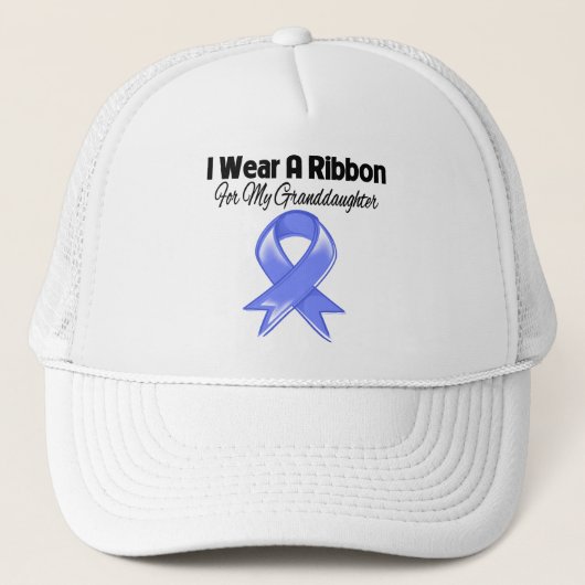 Kleindochter - Ik Draag Periwinkle Ribbon Trucker Pet (Voorkant)