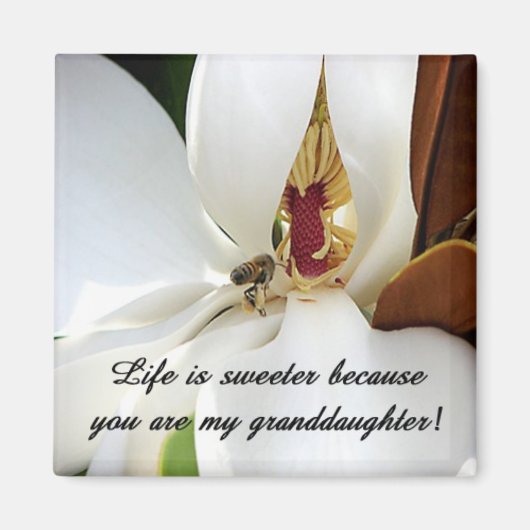 Kleindochter Liefde Magneet (Voorkant)