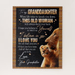 Kleindochter Lovers | Brief aan mijn kleindochter Legpuzzel<br><div class="desc">Grootdochter Gifts | Voor mijn dochter geloof ik in jou dat ik van je hou,  van oma</div>