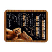 Kleindochter Lovers | Brief aan mijn kleindochter Magneet (Horizontaal)