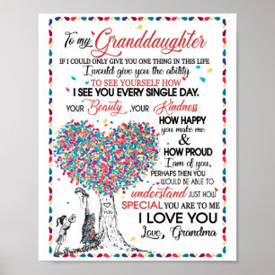 Kleindochter Lovers Brief aan mijn kleindochter Poster