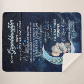 Kleindochter Lovers | Brief aan mijn kleindochter Sherpa Deken (Voorkant (horizontaal))