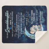 Kleindochter Lovers | Brief aan mijn kleindochter Sherpa Deken (Voorkant (horizontaal))