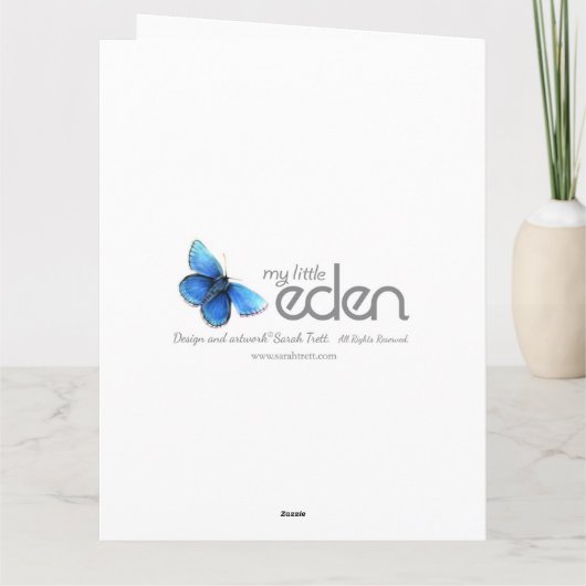 Kleindochter Meisje 8ste verjaardagskaart paarse Kaart (Achterkant)