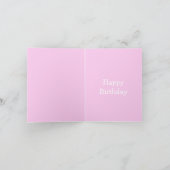 Kleindochter Meisje verjaardagskaart rood haar paa Kaart (Binnen)