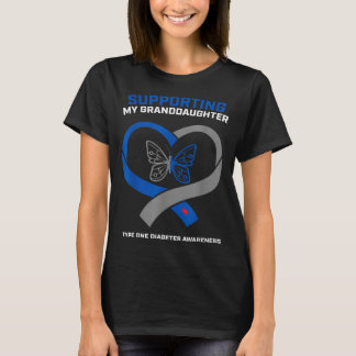 Kleindochter met diabetes type 1 Diabetes type 1 T-shirt