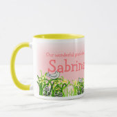 Kleindochter met persoonlijke naam meisje in de le mok (Links)