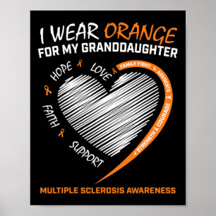 Kleindochter Multiple Sclerose Kleding MS Awaren Poster