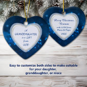 Kleindochter Night Lights Kerstmis Keramisch Ornament