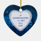 Kleindochter Night Lights Kerstmis Keramisch Ornament (Voorkant)