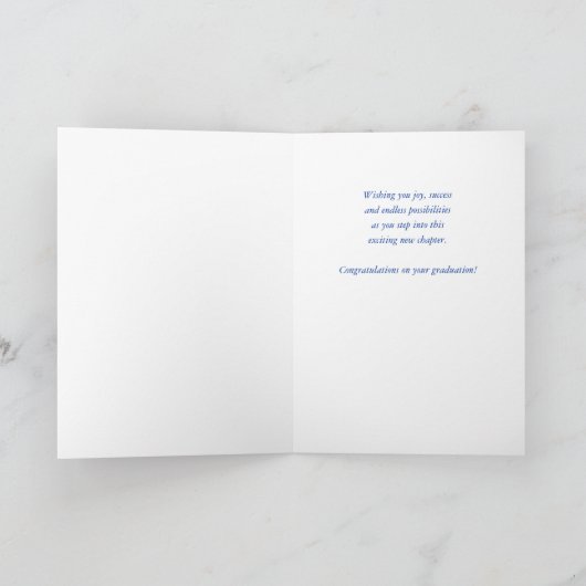 Kleindochter Personaliseer College Afstuderen Quot Kaart (Binnen)