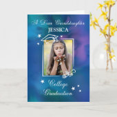 Kleindochter Personaliseer College Afstuderen Quot Kaart (Gele Bloem)