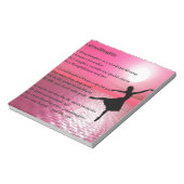 Kleindochter Poem - ballerina Notitieblok (Linkerzijde)