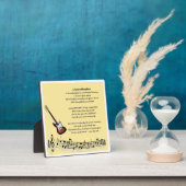 Kleindochter Poem Plaque - Muziekontwerp Fotoplaat (Insitu)