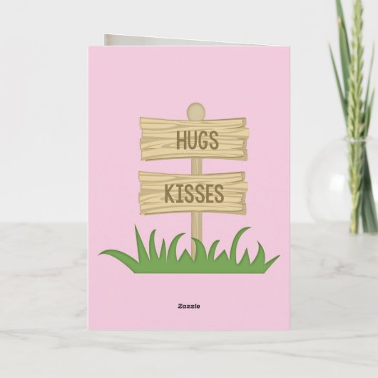 Kleindochter Sloth Verjaardag Kaart (Achterkant)