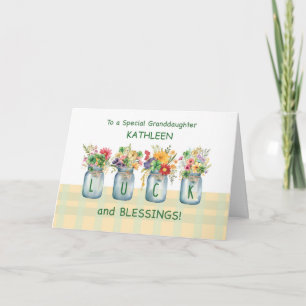 Kleindochter St. Patricks Dag Geluk en Zegeningen Kaart