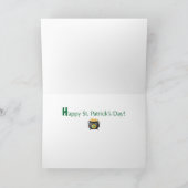 Kleindochter St. Patricks Day Gnomes Lucky Blesse Kaart (Binnen)