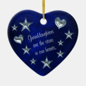Kleindochter Star en kerstversiering Keramisch Ornament (Voorkant)
