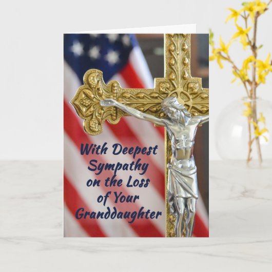 Kleindochter, Sympathie Religieus Militair Kaart (Gele Bloem)