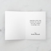 Kleindochter Unicorn Valentijnsdag Glitter Name Feestdagen Kaart (Binnen)