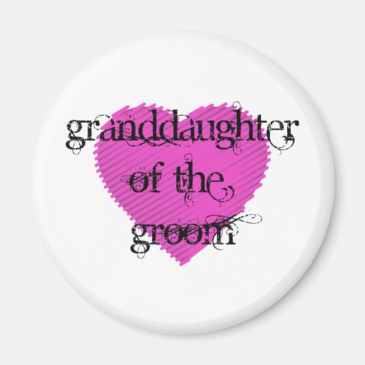 Kleindochter van de Bruidegom Magneet (Voorkant)