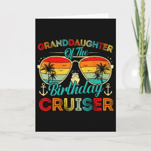 Kleindochter Van De Verjaardag Cruiser Familie Cru Kaart