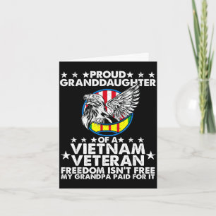 Kleindochter van een veteraan vrijheid is niet opa kaart