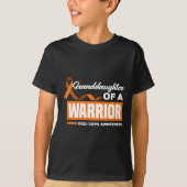 Kleindochter van een Warrior RSD CRPS Awareness T-shirt (Voorkant)