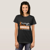 Kleindochter van een Warrior RSD CRPS Awareness T-shirt (Voorkant volledig)