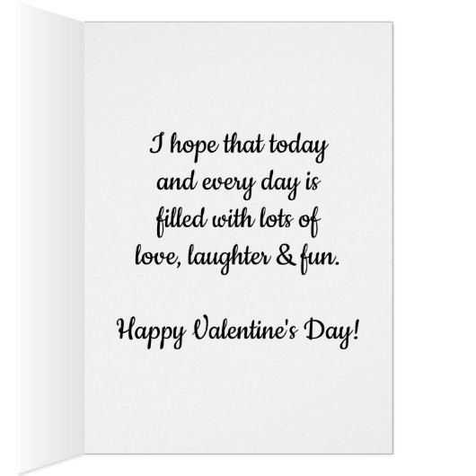 Kleindochter van Heart Happy Valentine's Day (Binnen (Rechts))