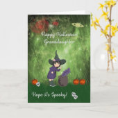 Kleindochter van Little Witch & Brew Wenskaart Kaart (Gele Bloem)