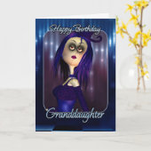 Kleindochter Verjaardag Kaart - Moonies Schattige  (Gele Bloem)