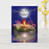 Kleindochter Verjaardag Kaart - Schattigee Kleine (Gele Bloem)