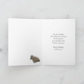 Kleindochter Verjaardag Kaart - Zwanen (Binnen)