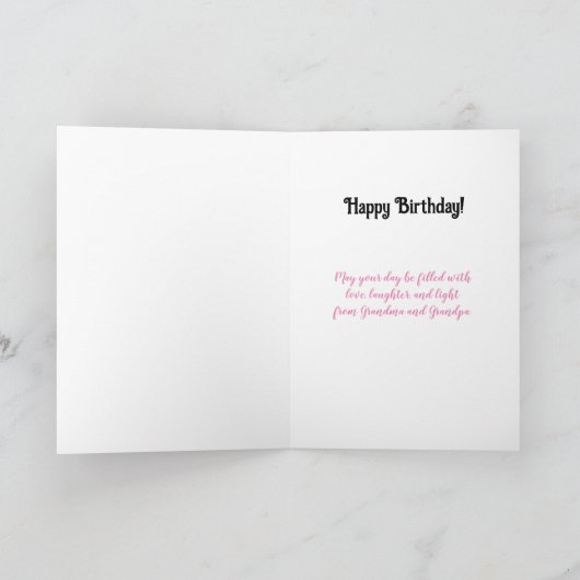 Kleindochter Verjaardag Schattigee Ballerina Pengu Kaart (Binnen)