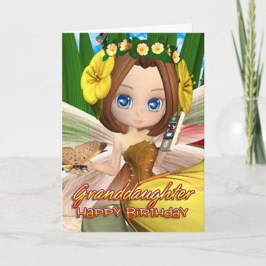 Kleindochter Verjaardagskaart met moonies cutie Fa Kaart (Voorkant)