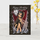 Kleindochter Verjaardagskaart met moonies Herfst b Kaart (Gele Bloem)