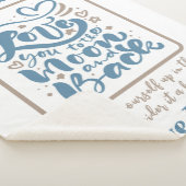 Kleindochter voor de maan en achterliefde Mema Sherpa Deken (3/4)