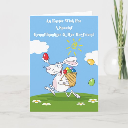 Kleindochter & Vriendin Zegeningen Paas Kaart (Voorkant)