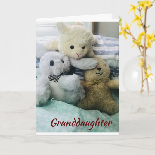 "KLEINDOCHTER" VROLIJKE 1E VERJAARDAG KAART (Gele Bloem)