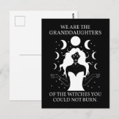 Kleindochters van de heksen die je niet kon verbra briefkaart (Voorkant / Achterkant)