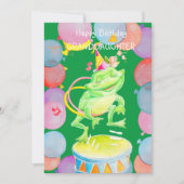 Kleindochter's Verjaardagsgroeten Kaart. Bedankkaart (Voorkant)