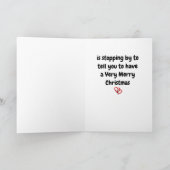 **KLEINDOGTER** PRETTIG KERSTFEEST VAN GNOME KAART (Binnen)